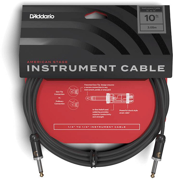 PLANET WAVES PW-AMSG-10 - Инструментальный кабель