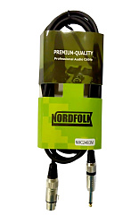 NordFolk NMC246/5M - кабель XLR Fem <=> 6.35 mm Jack mono