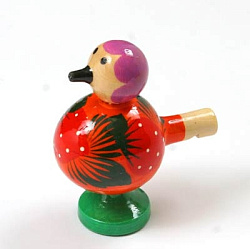 Свистулька "ПТИЧКА". Цвета в ассорт.