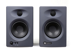 AuraSonics KN4BT активные мультимедиа-мониторы (пара) НЧ4,5"+ВЧ1" 2x30Вт 70-20000Гц 100дБ(пик), Blue