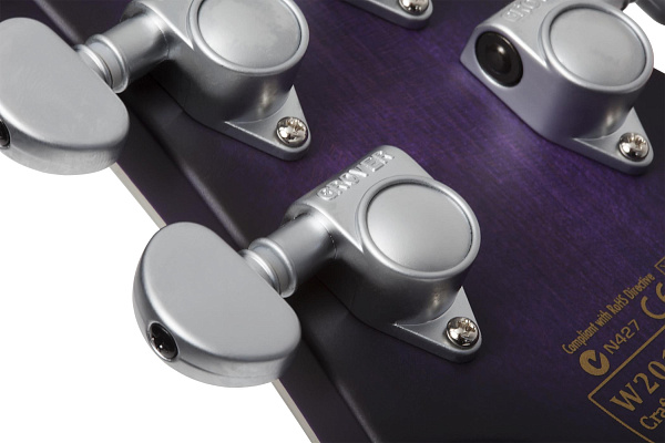 Электрогитара SCHECTER [C-1 PLATINUM SPB] электрогитара 6-струнная, корпус: красное дерево, гриф: клен, накладка: палисандр, 24 лада, цвет: Satin Purple Burst (SPB)