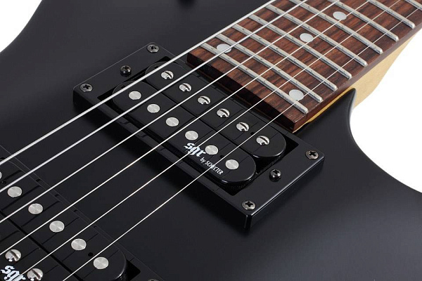 Электрогитара SCHECTER [SOLO-II SGR BY SCHECTER MSBK] электрогитара 6-струнная, с чехлом, корпус: липа, гриф: клен, накладка: палисандр, 22 лада, цвет Midnight Satin Black (MSBK)