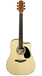 Hora W11304ctw SM55 Акустическая гитара с вырезом.