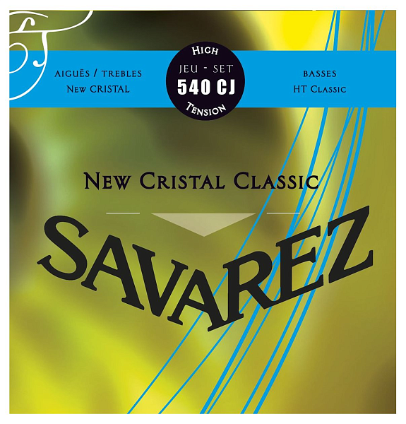 Savarez 540CJ Corum New Cristal Classic Blue hight tension - Струны для классической гитары
