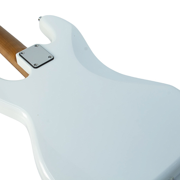 Bosstone BG-04 WH - Бас-гитара 4х-струнная с чехлом, цвет белый