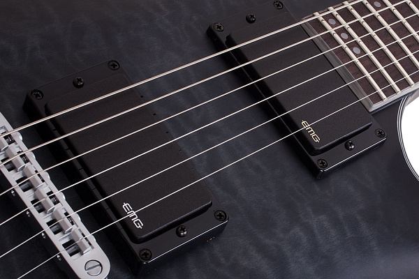 Электрогитара SCHECTER [C-1 PLATINUM STBLS] электрогитара 6-струнная, корпус: красное дерево, гриф: клен, накладка: палисандр, 24 лада, цвет: See-Thru Black Satin (STBLS)