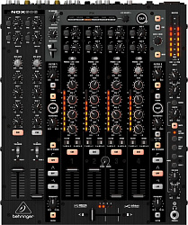 Behringer NOX606 -микшер для DJ,6 линейных и USB, 4 Phono/Line плюс 2 Mic/Line
