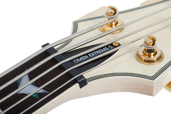 Бас-гитара SCHECTER [OMEN EXTREME-5 GNAT] бас-гитара 5-струнная, корпус: красное дерево, топ: огненный клен, гриф: клен, накладка: палисандр, 24 лада, цвет: Gloss Natural (GNAT)
