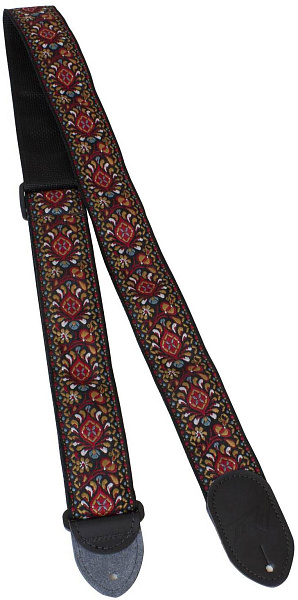 PEAVEY 2" JACQUARD STRAP - RED/TAN - Ремень