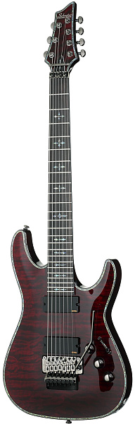 Электрогитара SCHECTER [HELLRAISER C-7 FR BCH] электрогитара 7-струнная, корпус: красное дерево, топ: волнистый клен, гриф: красное дерево, накладка: палиснадр, 24 лада, FloydRose, цвет: Black Cherry (BCH)