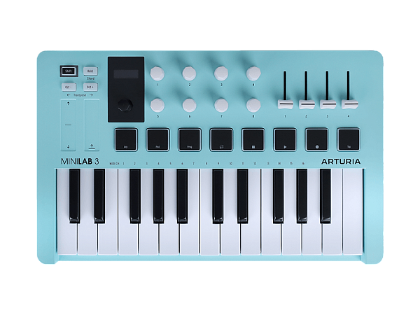 Arturia MiniLab 3 Aquamarine - MIDI клавиатура