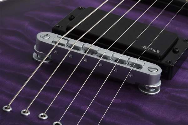 Электрогитара SCHECTER [C-1 PLATINUM SPB] электрогитара 6-струнная, корпус: красное дерево, гриф: клен, накладка: палисандр, 24 лада, цвет: Satin Purple Burst (SPB)