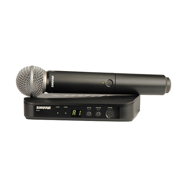 SHURE BLX24CN/PG58 G18 - Вокальная радиосистема с ручным динамическим микрофоном PG58 (470 - 494МГц)