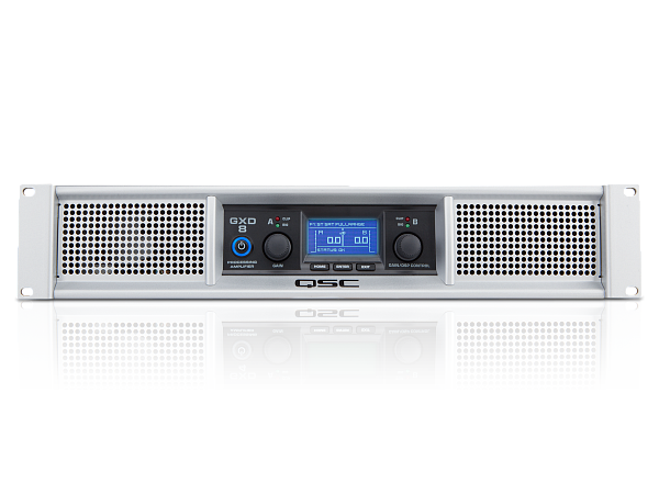 QSC GXD8 / 2-канальный усилитель мощности c DSP, 2 x 800 Вт  8 Ом 